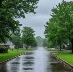 Яңгыр яуганда